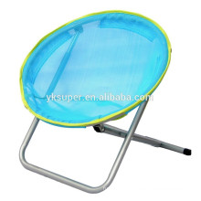 Cheap small folding stand soccer round moon chair